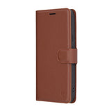 Husa pentru Google Pixel 9a, Techsuit Leather Folio, maro