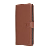 Husa pentru Honor X9c, Techsuit Leather Folio, maro