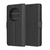 Husa pentru Honor Magic7 Pro, Techsuit Leather Folio, maro