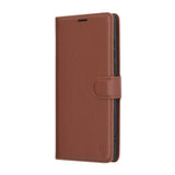 Husa pentru OnePlus 13, Techsuit Leather Folio, maro