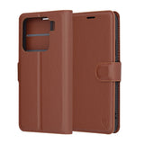 Husa pentru Xiaomi 15, Techsuit Leather Folio, maro