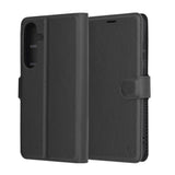 Husa pentru Samsung Galaxy S25 Plus, Techsuit Leather Folio, maro