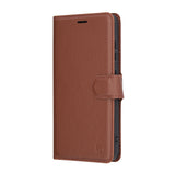 Husa pentru Samsung Galaxy S25, Techsuit Leather Folio, maro