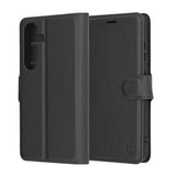 Husa pentru Samsung Galaxy S25, Techsuit Leather Folio, maro