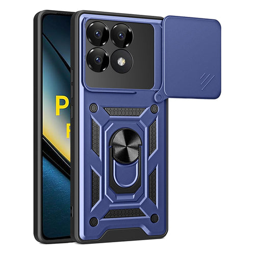 Husa pentru Xiaomi POCO F6 Pro, Techsuit CamShield Series, albastru