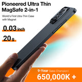 Husa pentru iPhone 15 Pro Max, Torras OriginFit-Mag Series, negru