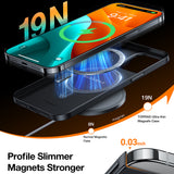 Husa pentru iPhone 15 Pro Max, Torras OriginFit-Mag Series, negru