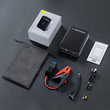 Baseus Car Jump Starter (CGCN000001), 2in1, Baterie Externa, USB-C, 10-150 Psi, LCD, Auto Stop, 12000mAh, 1000A, 12V