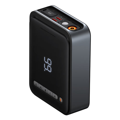 Baseus Car Jump Starter (CGCN000001), 2in1, Baterie Externa, USB-C, 10-150 Psi, LCD, Auto Stop, 12000mAh, 1000A, 12V