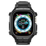 Curea pentru Apple Watch Ultra, Spigen Rugged Armor Pro (ACS05460), negru