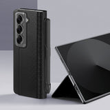 Husa pentru Samsung Galaxy Z Fold SE, Dux Ducis Bril (cu Pencil Holder), albastru