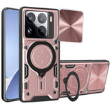 Husa pentru Xiaomi 15 Pro, Techsuit CamGuard Pro, roz auriu