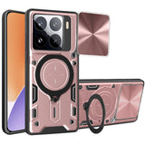 Husa pentru Xiaomi 15, Techsuit CamGuard Pro, roz auriu
