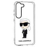 Husa pentru Samsung Galaxy S23, Karl Lagerfeld Hardcase Transparent (KLHCS23SHNIKTCT), transparenta