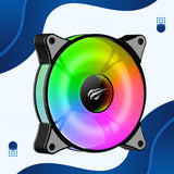 Havit Cooler Fan (F2095), pentru PC, 600~1800RPM, 38dB, 1.44W, LED Lights, Negru