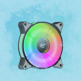 Havit Cooler Fan (F2095), pentru PC, 600~1800RPM, 38dB, 1.44W, LED Lights, Negru