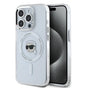Husa pentru iPhone 16 Pro, Karl Lagerfeld IML MagSafe (KLHMP16LHLSKIH), alb