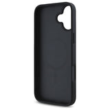 Husa pentru iPhone 16, Guess Hardcase 4G Flower Print MagSafe (GUHMP16SP4ROPEMCK), negru