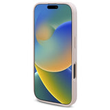 Husa pentru iPhone 16 Pro, Guess Hardcase 4G Flower Print MagSafe (GUHMP16LP4ROPEMCP), roz