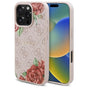 Husa pentru iPhone 16 Pro, Guess Hardcase 4G Flower Print MagSafe (GUHMP16LP4ROPEMCP), roz