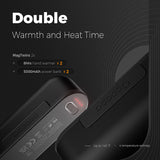 Ocoopa Hand Warmer UT2s (UT2S-GY), Type-C, cu Baterie externa, Electric, magnetic Design, MagTwins, 2x 5000mAh, Gri