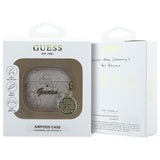 Husa casti pentru AirPods 4, Guess 4g Charm Collection Gua4g4gsmp, roz