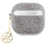 Husa casti pentru AirPods 4, Guess 4g Charm Collection Gua4g4gsmp, roz