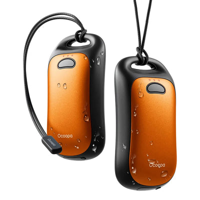 Ocoopa Hand Warmer UT4 Urban (UT3061- OG), USB-C, IP45, reglabil Heat, magnetic, cu Strap, 2x 3000mAh, Portocaliu