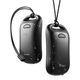 Ocoopa Hand Warmer UT4 Urban (UT3061-BK), USB-C, IP45, reglabil Heat, magnetic, cu Strap, 2x 3000mAh, Negru