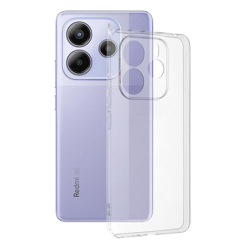 Husa pentru Xiaomi Redmi Note 14 5G, Techsuit Clear Silicone, transparenta