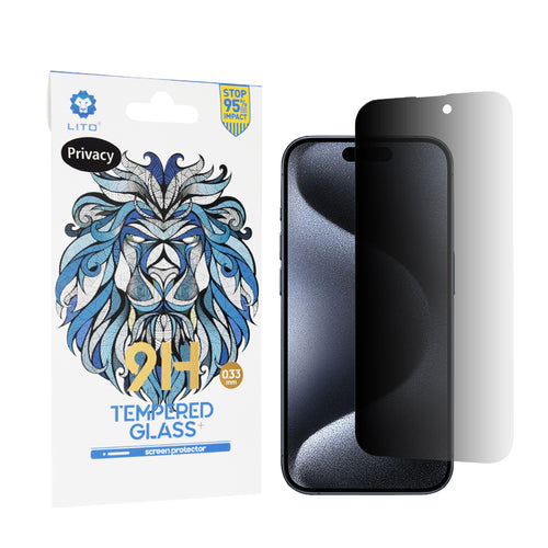Folie de protectie pentru iPhone 15 Pro, Lito 2.5D Classic Glass