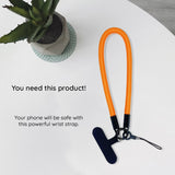 Techsuit Rope Wrist Strap (RWS2-06), pentru Phones, cu Keychain Cord, Nylon Braided, Durable, Universal, Olive Leaf