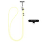 Techsuit Rope Crossbody Strap (RCS1-56), pentru Phones, Carabiner, Nylon Braided, Durable, reglabil, Vanilla Cream