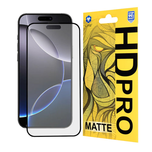 Folie de protectie pentru iPhone 16 Pro Max, Lito HD Pro Matte