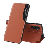Husa pentru Samsung Galaxy S25 Plus, Techsuit eFold Series, portocaliu