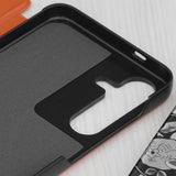 Husa pentru Samsung Galaxy S25 Plus, Techsuit eFold Series, portocaliu