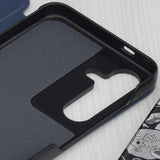 Husa pentru Samsung Galaxy S25, Techsuit eFold Series, albastru