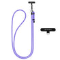 Techsuit Rope Crossbody Strap (RCS1-96), pentru Phones, Carabiner, Nylon Braided, Durable, reglabil, Moonlit Lilac