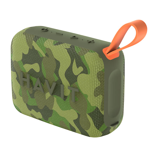 Boxa portabila Havit (SK874BT), Type-C, Bluetooth 5.4, TWS, TF, FM, USB, Hands-Free Call, IPX5, 1200mAh, verde