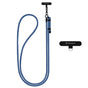 Techsuit Rope Crossbody Strap (RCS1-80), pentru Phones, Carabiner, Nylon Braided, Durable, reglabil, Deep Denim