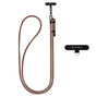 Techsuit Rope Crossbody Strap (RCS1-72), pentru Phones, Carabiner, Nylon Braided, Durable, reglabil, Coffee Bean