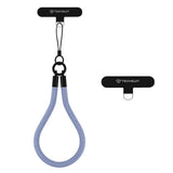 Techsuit Rope Wrist Strap (RWS2-17), pentru Phones, cu Keychain Cord, Nylon Braided, Durable, Universal, Frosted Sky
