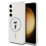 Husa pentru Samsung Galaxy S24, Karl Lagerfeld IML MagSafe (KLHMS24SHFCKNOT), transparenta