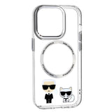 Husa pentru iPhone 14 Pro Max, Karl Lagerfeld Hardcase MagSafe (KLHMP14XHKCT), transparenta