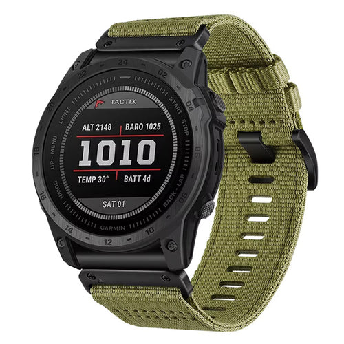 Curea pentru Garmin Instinct 2S Solar, Techsuit Watchband QuickFit 20mm (W070), verde