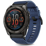 Curea pentru Garmin Instinct 2S Solar, Techsuit Watchband QuickFit 20mm (W070), bleumarin
