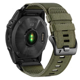 Curea pentru Garmin Instinct 2S Solar, Techsuit Watchband QuickFit 20mm (W070), verde inchis