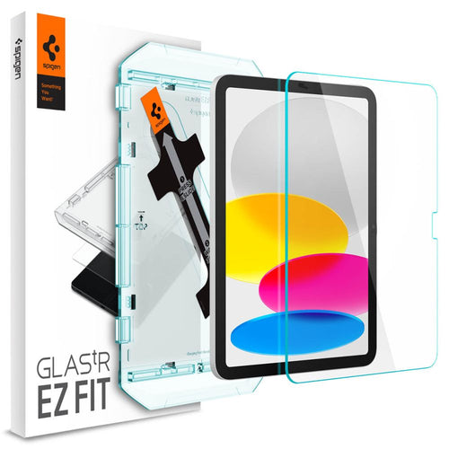 Folie de protectie pentru iPad 10 (2022) 10.9, Spigen Glas.tR EZ-FIT (AGL05554)