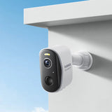 Camera de supraveghere Baseus Outdoor Camera Security N1 (S0TW002131), 2K, 16GB, 2x Camera Kit, Two-way Talk, Night Vision, IP67, 7800mAh, alb