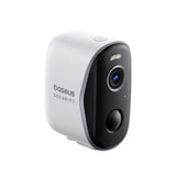 Camera de supraveghere Baseus Outdoor Camera Security N1 (S0TW002131), 2K, 16GB, 2x Camera Kit, Two-way Talk, Night Vision, IP67, 7800mAh, alb
